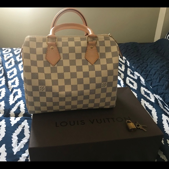 Louis Vuitton Handbags - Louis Vuitton Speedy 25 in Damier Azur